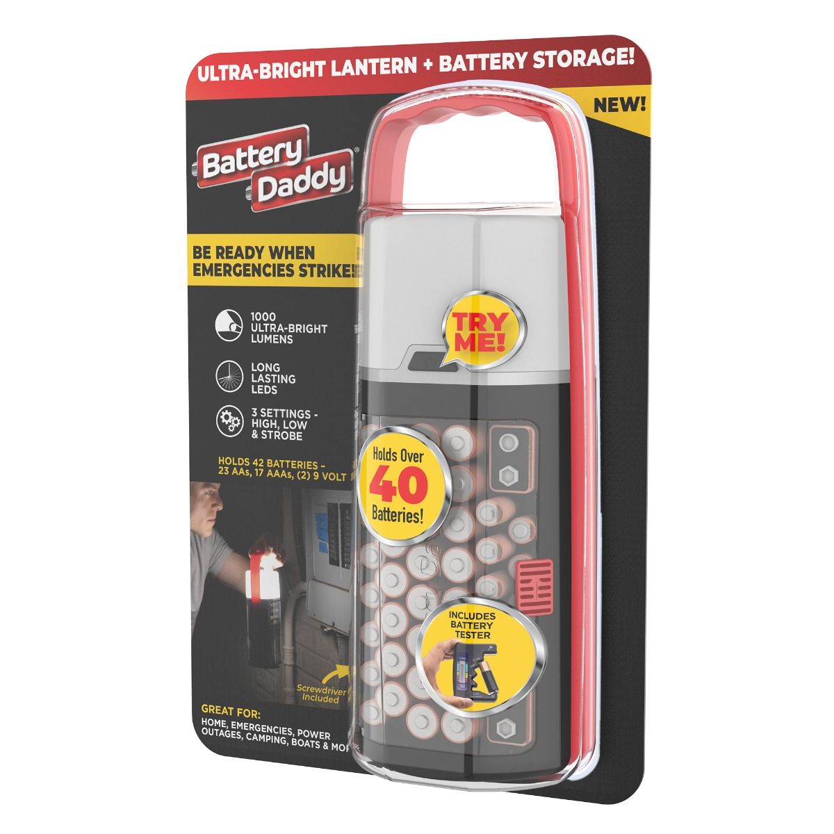 Battery Daddy - Lantern - Battery storage
