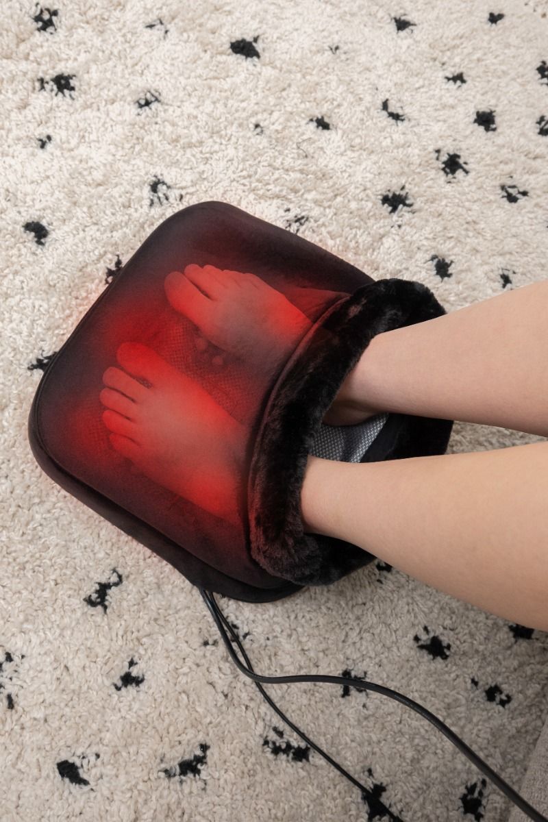 2-in-1 Shiatsu Foot Massager and Massage Cushion