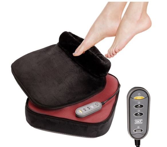 2-in-1 Shiatsu Foot Massager and Massage Cushion